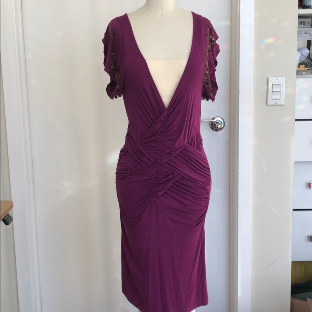 Free people gorgeous Low V dress  Small